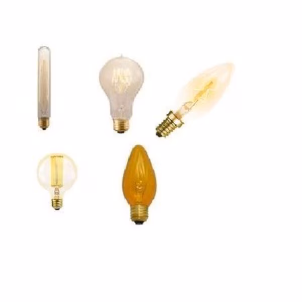 Vintage Bulb, G125 120V40W 28A, 2PK, Ilb Gold, Mfr#: G125 120V40W 28A